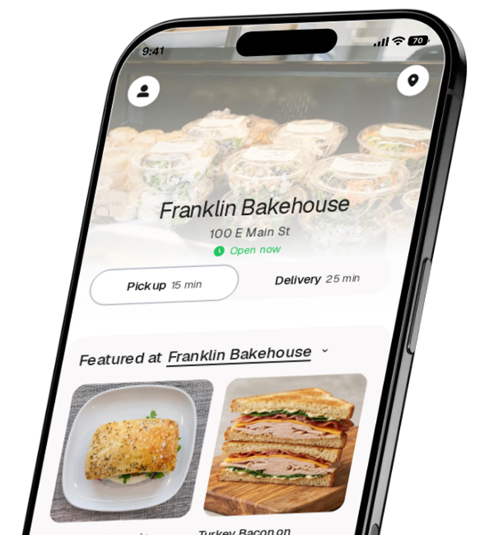 Franklin Bakehouse app preview