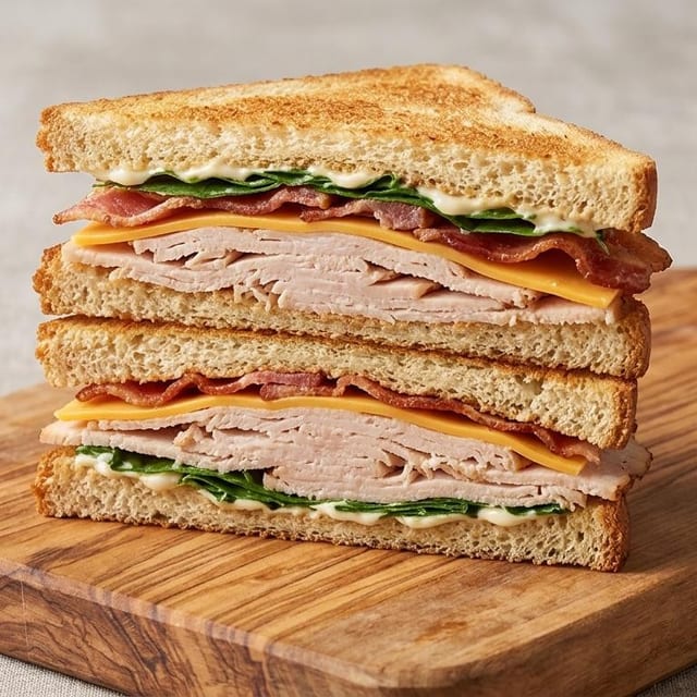 Turkey & Bacon on Sourdough.